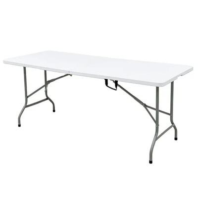 Moderne ontwerp 6ft plastic vouwtafel voor gemakkelijk dragen bij buitentuin evenementen