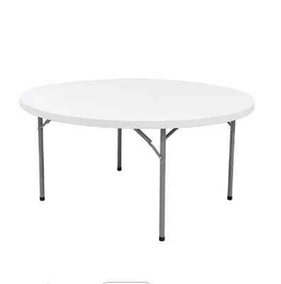 Opvouwbare 150 cm ronde tafel voor evenementen en feesten van duurzaam plastic materiaal