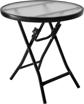 Tempered Glass Tabletop Compact Koffietafel Perfect voor Home Office en Outdoor Patio