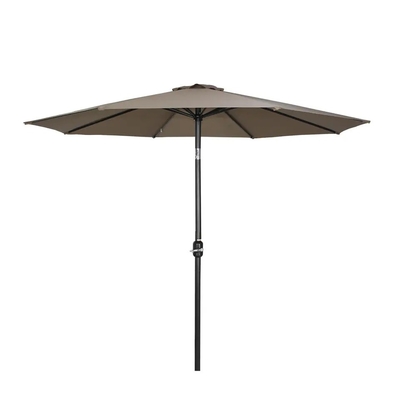 Vrijetijdsbesteding Moderne stalen parasol met handkraan en waterdicht materiaal