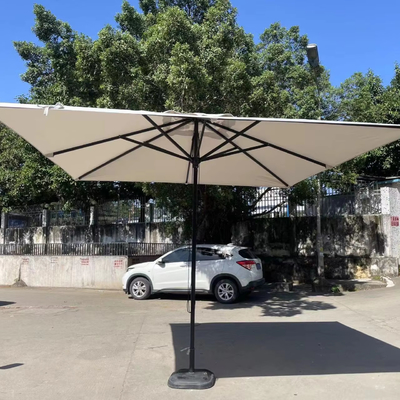 Aluminium frame vierkante tuin paraplu met UV50 bescherming en 280g polyester stof