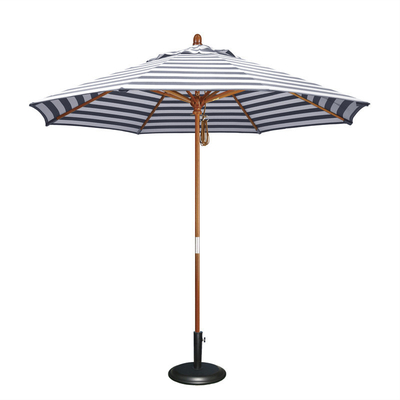 Outdoor Coffee Shop paraplu Custom houten paraplu voor thuis camping en modern feest